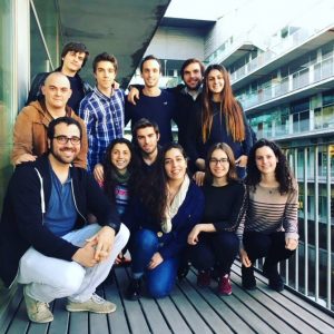 Imagen del equipo de estudiantes que están desarrollando el proyecto Polybiome